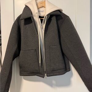 Mango Black and Cream Jacket - worn once!